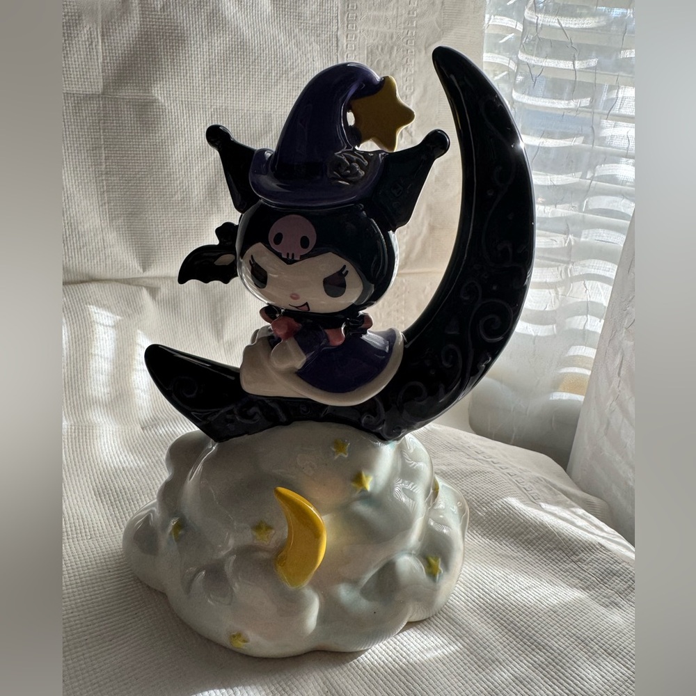 **NWOB** Blue Sky Purple and Black Kuromi Witch Figurine